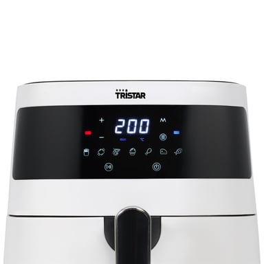 Tristar FR-9069PR freidora Sencillo 5,5 L Independiente 1600 W Freidora de aire caliente Negro, Blanco