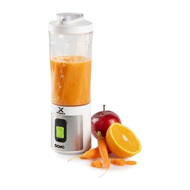 Blender portable sans fil - DOMO - DO752BL - XPOWER - 120 W - 600 ml - Blanc