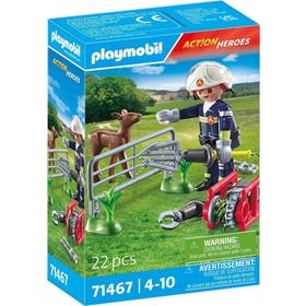 Playmobil 71467 - Mision Bomberos: Rescate De Animal