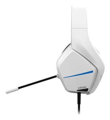 Krom Kopa Move Auriculares Alámbrico Diadema Juego Blanco