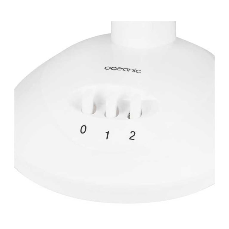 Pack de 2 Ventilateurs de Table OCEANIC – 30W, 2 Vitesses, Oscillant, 23 cm - vue 6