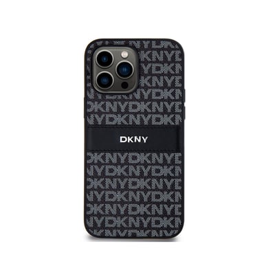 Custodia per iPhone 14 Pro Edition Repeat Pattern Tonal Stripe con logo metallico