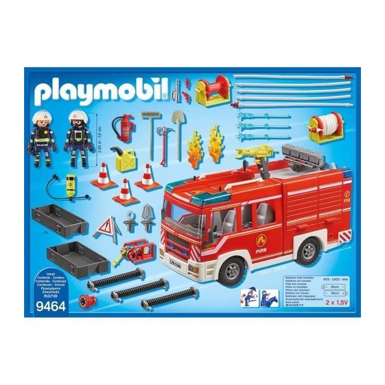 PLAYMOBIL 9464 - City Action - Fourgon dintervention des pompiers - Nouveaute 2019 - Neuf