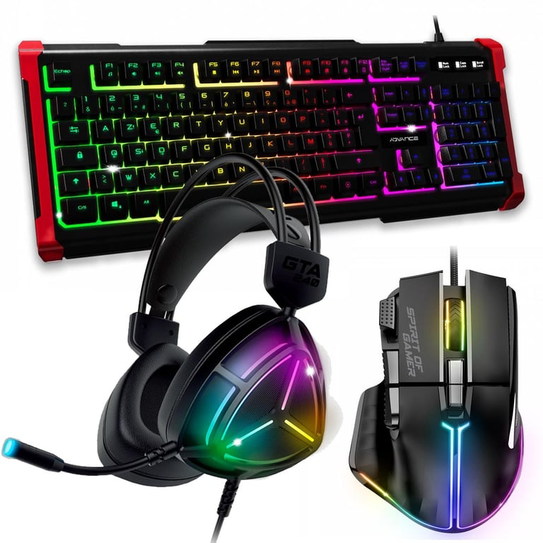 Pack Gaming Battle Royale 3 en 1 Advance GTA 240 pour XB1 X/S, PS4, PS3 et PC - Neuf