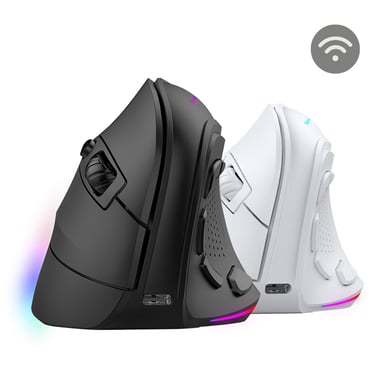 Mars Gaming MMSK souris Jouer Droitier RF sans fil + Bluetooth Optique 8400 DPI