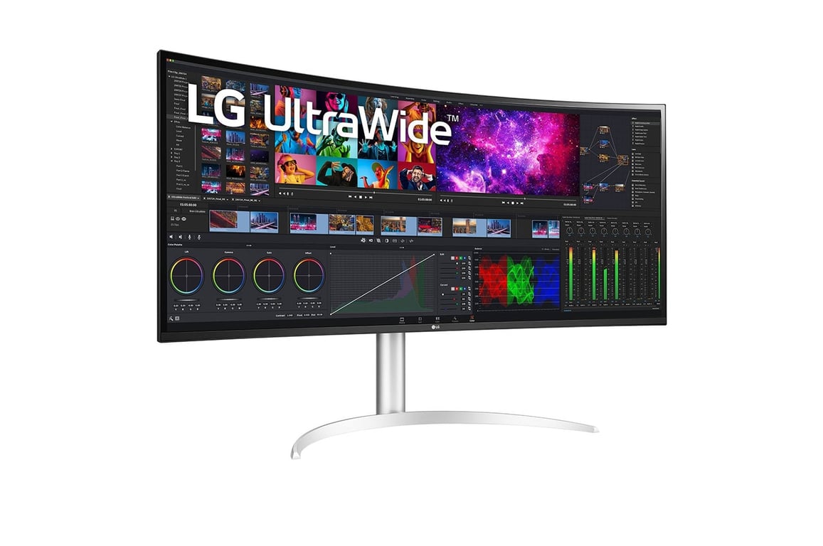 LG UltraWide 40WP95XP W Ecran 39.7 LCD incurvé LED 5120x2160 pixel 21:9 HDR - vue 4