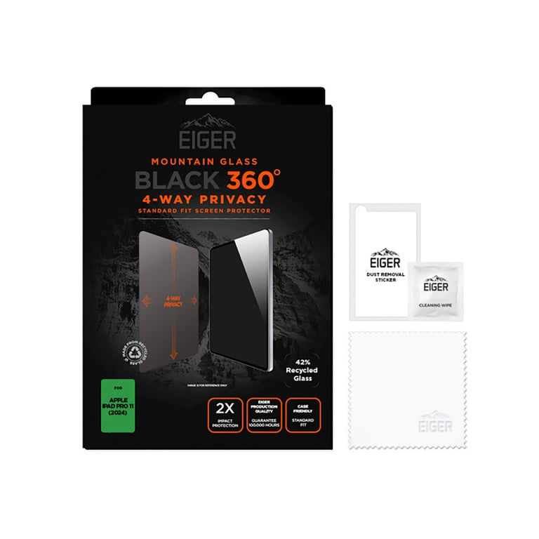 Protection Verre Trempé ASAHI 2.5D Privacy 360 Degré pour iPad Pro 11 Neuf - vue 3