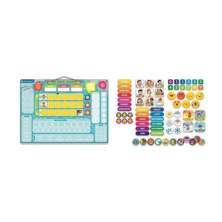 CLEMENTONI - Mon premier calendrier magnétique - Neuf