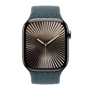 Bracelet Solo tressé pour Apple Watch | 44/45/46/49 mm - Taille 6 - Lake Green
