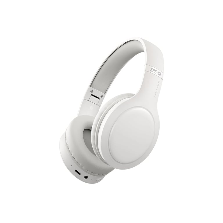 SPC Heron Studio Casque Avec fil &sans fil Arceau Appels/Musique USB Type-C Bluetooth Blanc - Neuf