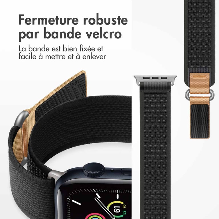 Bracelet Apple Watch 42mm Nylon Trail - vue 5