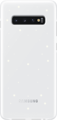 Coque avec affichage LED Samsung EF-KG975CW blanche pour Galaxy S10 + G975