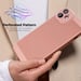 Funda de teléfono Moozy VentiGuard para iPhone 11, rosa pastel, 6,1 pulgadas - Funda transpirable con patrón perforado para la circulación del aire, ventilación, funda de teléfono anti-sobrecalentamiento.