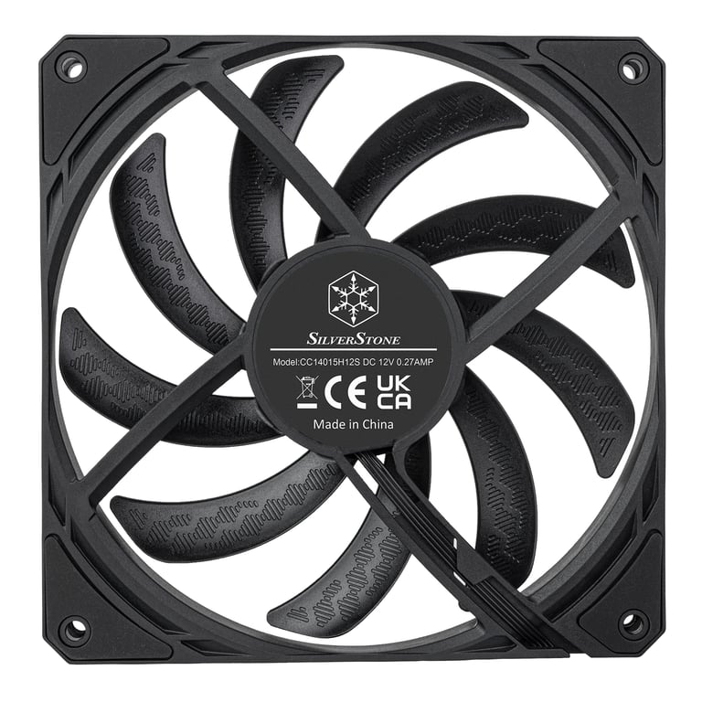 Silverstone SST AS140B système de refroidissement d'ordinateur Boitier PC Ventilateur 14 cm 1 pièce Neuf - vue 2