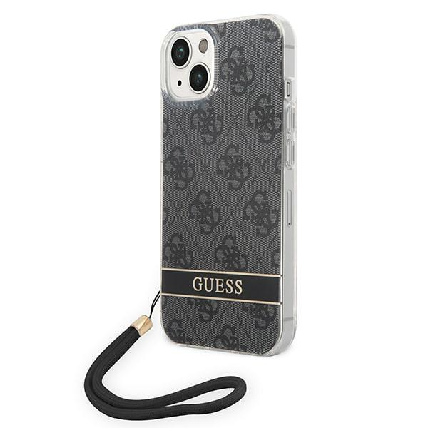 Guess Étui pour iPhone 14 Plus 4G Print Strap