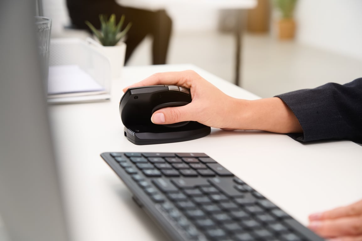 Souris Ergonomique Contour Design Unimouse – 4000 DPI, 6 Boutons Programmables, Ajustable - vue 2
