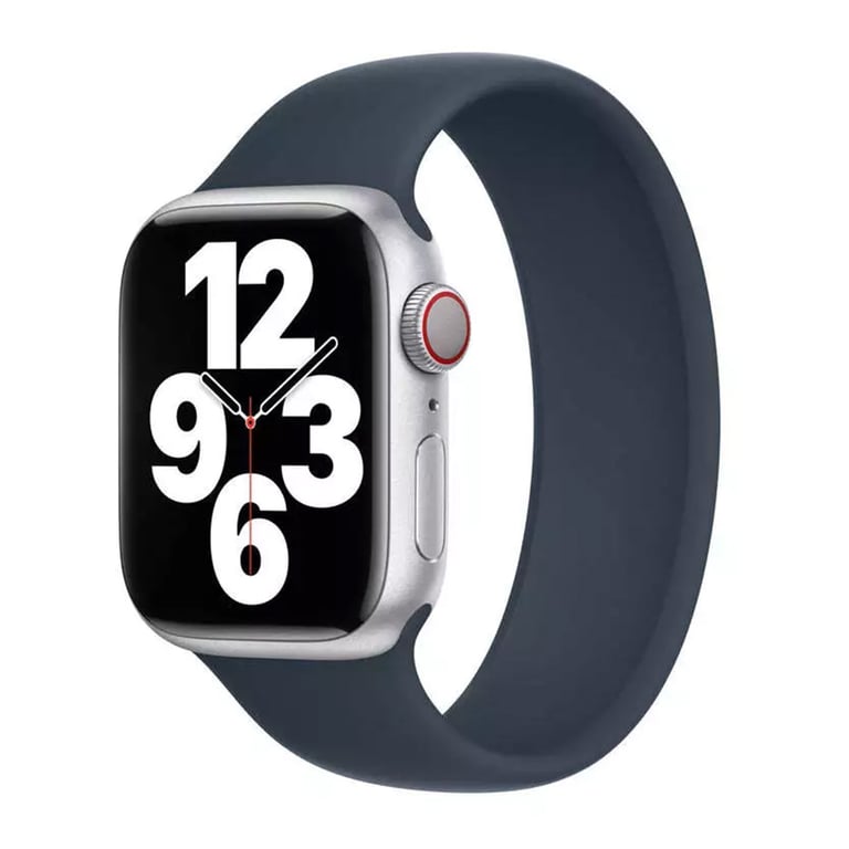 Bracelet Boucle unique en Silicone pour Apple Watch | 38404142 mm Taille 4 Storm Neuf