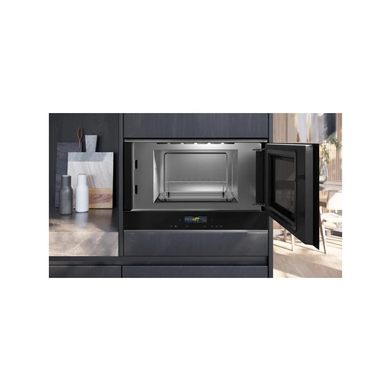 Micro-Ondes Encastré Siemens IQ700 BE732R1B1 – 25 L 900 W avec 8 Fonctions Automatiques - vue 4