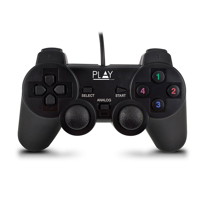 Ewent Play USB 2.0 Manette de jeu AnalogiqueNumérique PC Neuf