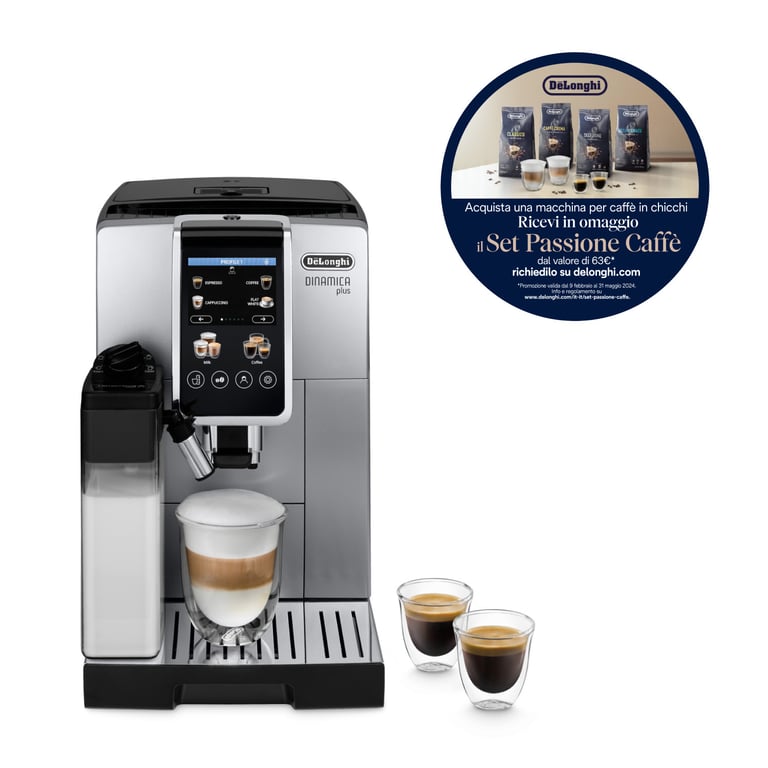 Machine À Café De'Longhi Dinamica Plus ECAM380.85.SB – 15 Bars, 24 Recettes, Écran Tactile - vue 8