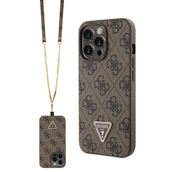 Coque de telephone Guess iPhone 13 Pro 4G Metal Logo Design moderne - vue 2