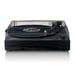 Lenco LS-15BK platine Tourne-disque entraîné par courroie Noir