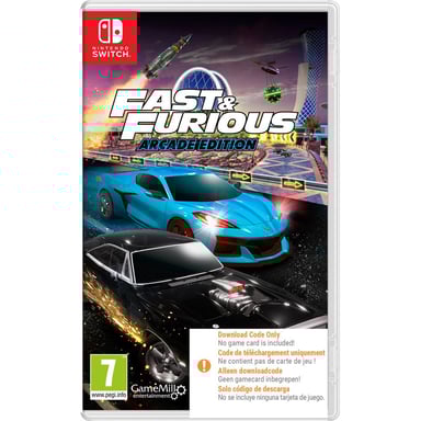 Fast and Furious Arcade Edition Code in a box Nintendo Switch