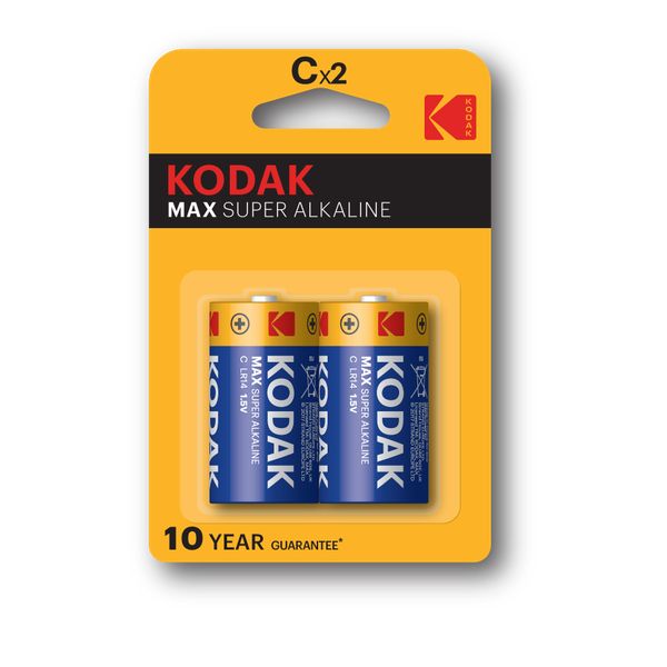 KODAK MAX Alcaline CLR14 2 pcs