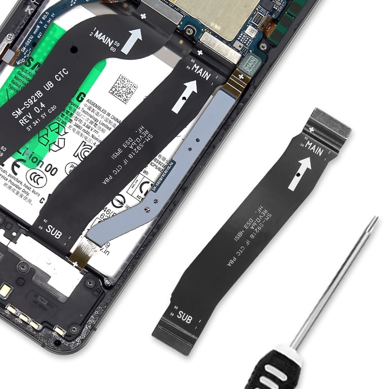 Samsung Nappe de Liaison Carte Mère Originale pour Galaxy S24 Connecteur Flex - vue 4