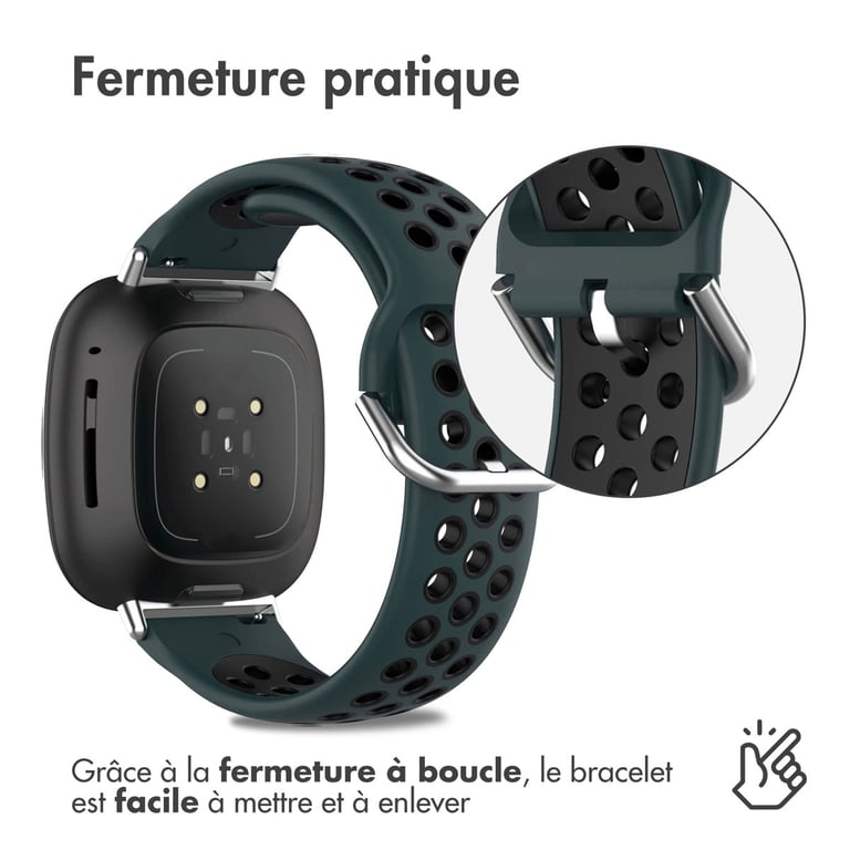 imoshion Bracelet sportif en silicone Fitbit Versa 4 / 3 / Sense 2 Neuf - vue 9