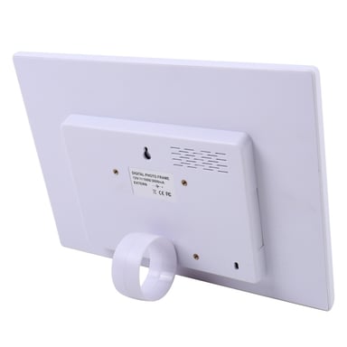 Cadre Numérique 13 Pouces Lecteur Média Photo Video Audio MP3 Haut Parleur Blanc YONIS