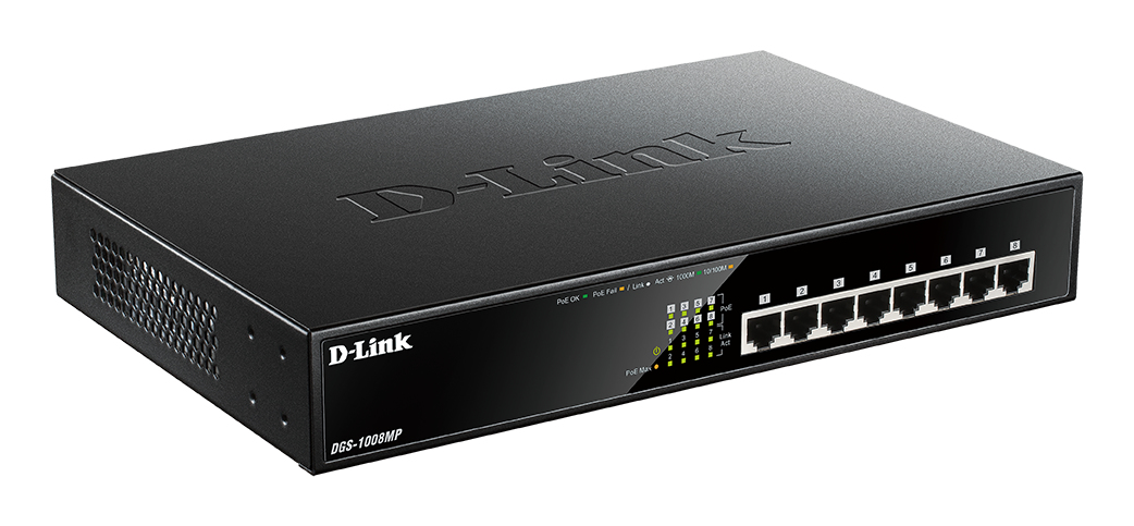 D Link DGS 1008MP - vue 3