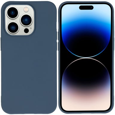imoshion Coque Couleur pour Apple iPhone 14 Pro - Bleu foncé