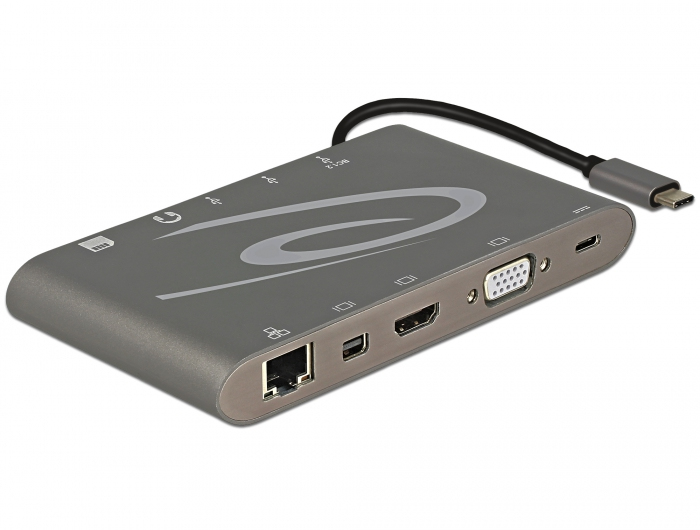 DeLOCK 87297 station d'accueil USB 3.2 Gen 2 3.1 Gen 2 Type C Neuf