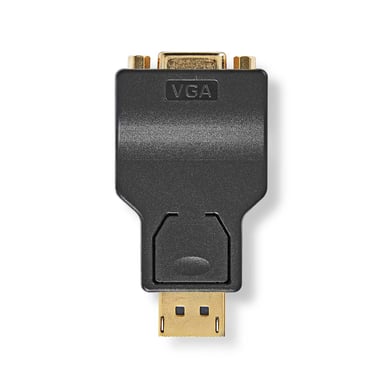 Nedis CCBW37935AT cambiador de género para cable DisplayPort VGA Negro