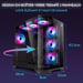 Vibox PC Gamer - Ryzen 7 9800X3D, RTX 5070, 32 Go RAM, 1 To SSD, Windows 11, WiFi 6 + Bluetooth 5.4