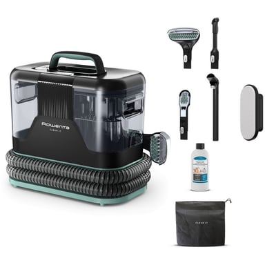 Aspirateur à main Rowenta Shampouineuse textile Clean It IN5021F0 Noir Vert