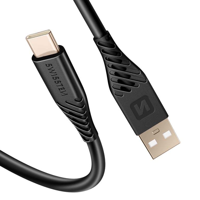 Câble USB vers USB C Silicone Anti nœud Neuf