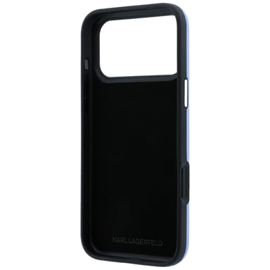 Étui Karl Lagerfeld Smooth Big pour iPhone 18 Pro Max / 17 Pro Max, bleu
