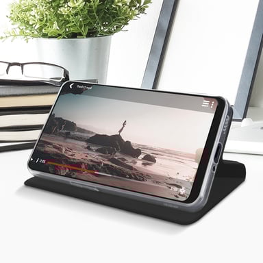 Funda Oppo Reno 8 5G Tarjetero Soporte vídeo Dux Ducis negro