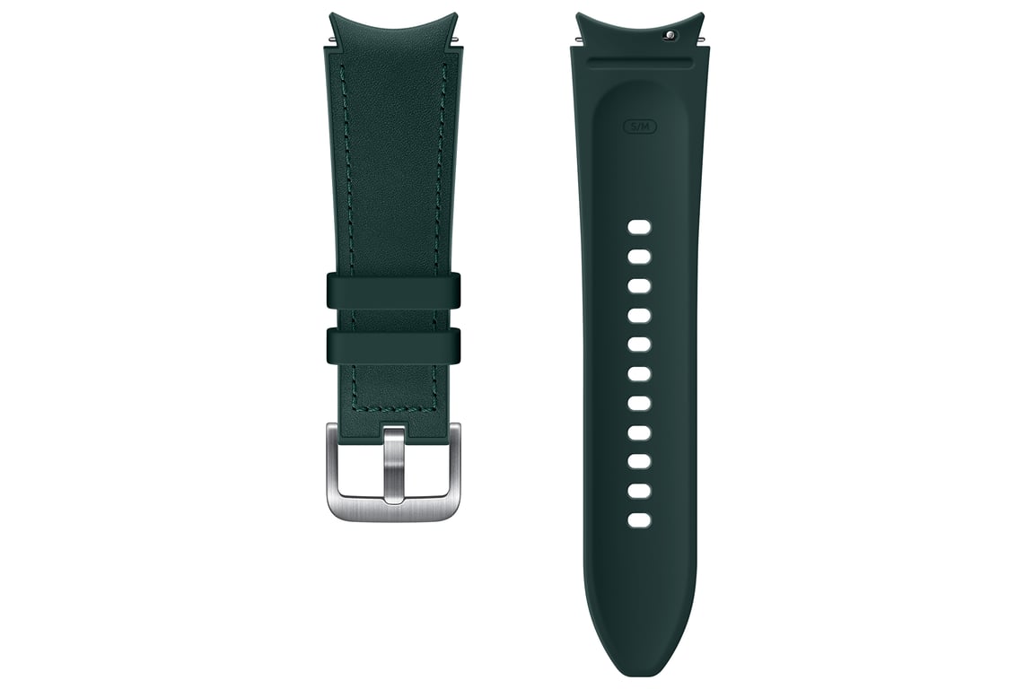 Samsung ET-SHR88SGEGEU accessoire intelligent à porter sur soi Bande Vert Fluoroélastomère, Cuir véritable - Neuf