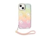 Cover per iPhone 15 TPU Peony con cordino