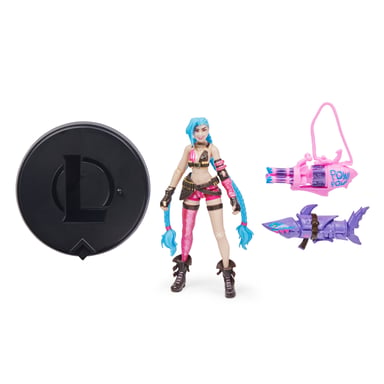League of Legends COFFRET 5 FIGURINES 10 CM - Coffret des Deux Cités 5 Figurines Articulées 10 cm A Collectionner - Avec Détails Qualité Et Accessoires