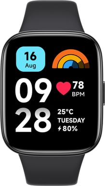 Xiaomi Redmi Watch 3 Active 4,65 cm (1.83'') LED 47 mm Numérique 240 x 280 pixels Écran tactile Noir