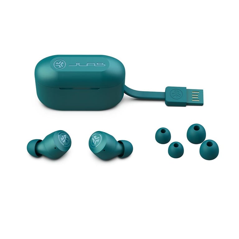 JLab GO Air POP True Wireless Écouteurs True Wireless Stereo (TWS) Ecouteurs Appels/Musique Bluetooth Bleu - Neuf