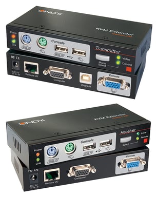 Lindy Extender KVM Combo Cat.6 VGA, USB & PS/2, 300m - Neuf