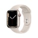 Apple Watch Series 7 OLED 45 mm Numérique Écran tactile 4G Beige Wifi GPS (satellite)