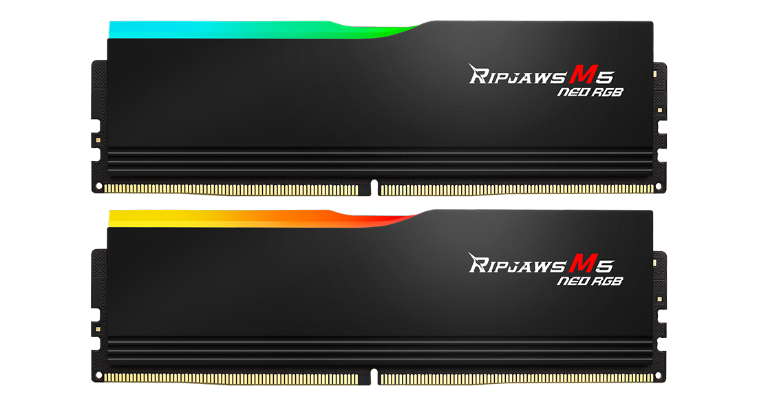 G.Skill Ripjaws M5 RGB F5-6000J3636F32GX2-RM5NRK module de mémoire 64 Go 2 x 32 Go DDR5 6000 MT/s - Neuf