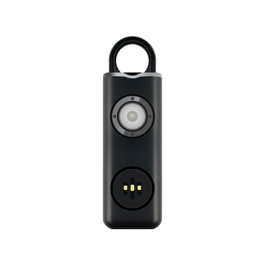 Alarma de asalto portátil/sirena de autodefensa 130 dB Black