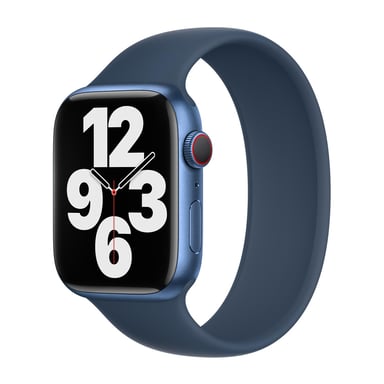 Apple Bracelet Boucle unique en Silicone Watch 44/45/46/49 mm - Taille 9 - Abyss - vue 1